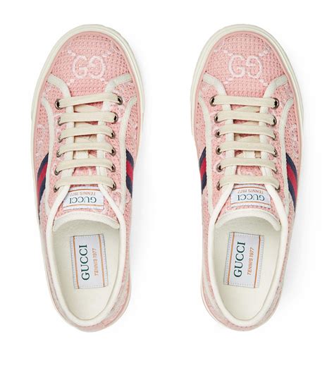 gucci tennis 1977 pink|Gucci tennis 1977 women.